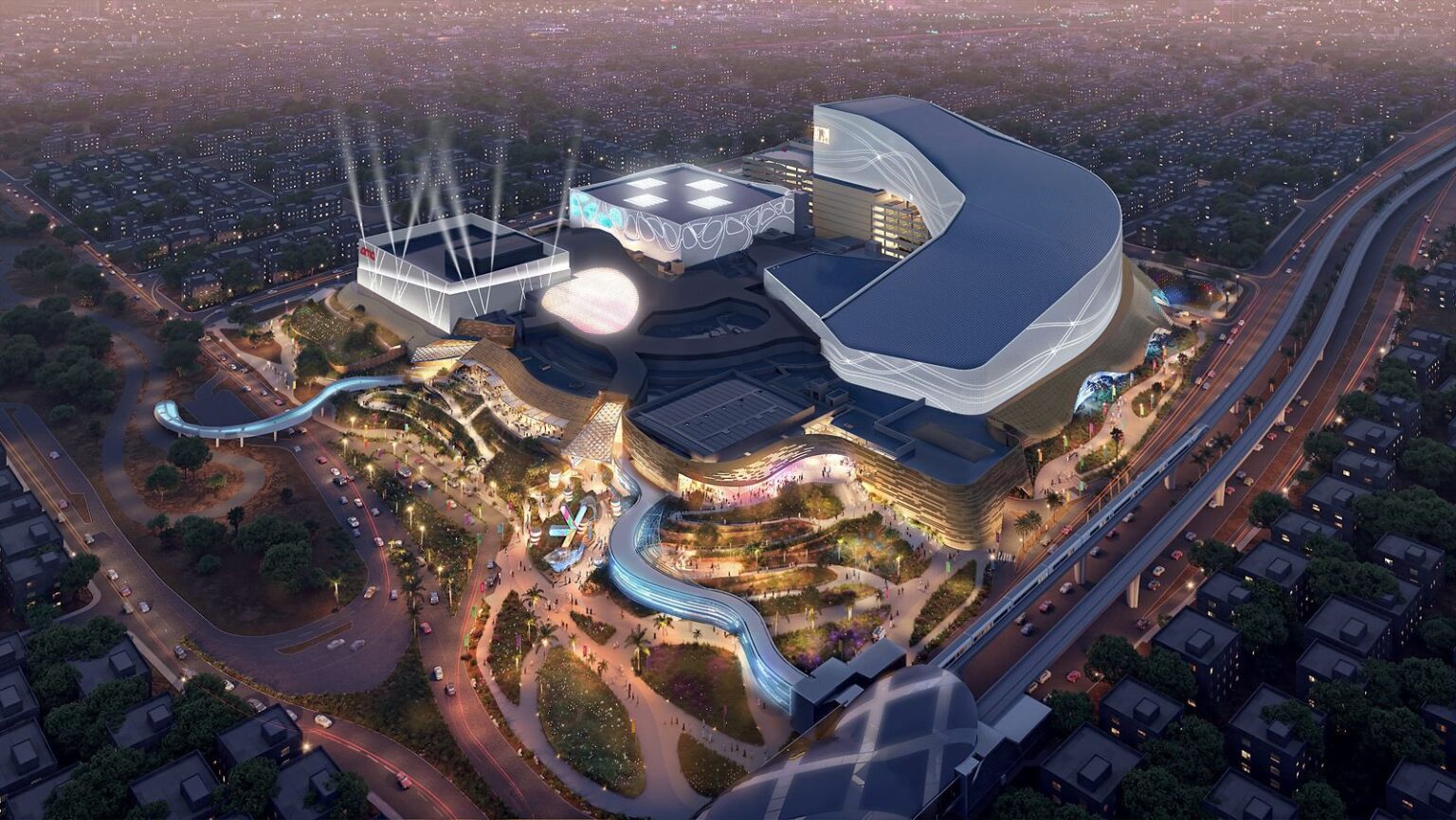 Seven Project Complex Al-Nahda Entertainment Complex GRC - Fonoon industries